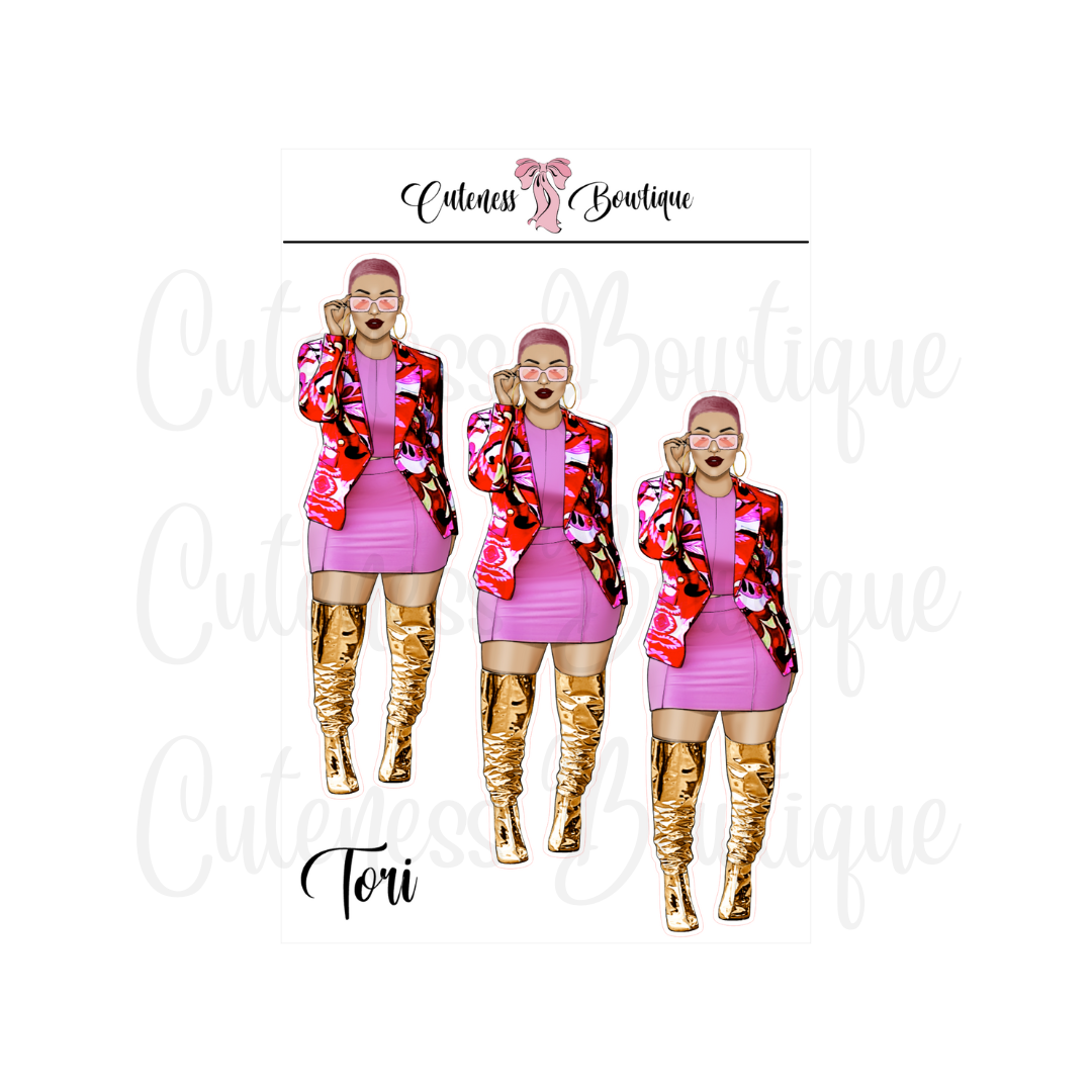 The Cuteness Squad Sticker Sheet | Cuteness Planner Stickers for Agendas, Planners, Notebooks, Dividers | TORI