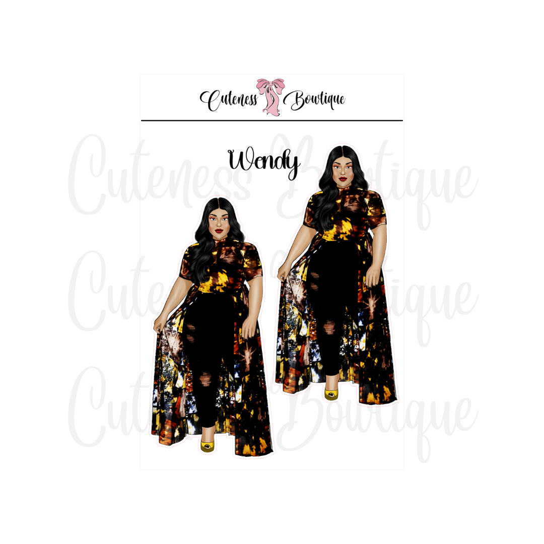 The Cuteness Squad Sticker Sheet | Cuteness Planner Stickers for Agendas, Planners, Notebooks, Dividers | WENDY