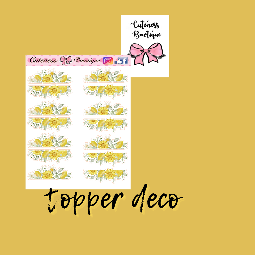 The Cuteness Journaling Sticker Sheet | Cuteness Planner Stickers for Agendas, Planners, Notebooks, Dividers | LIA'S LEMONADE