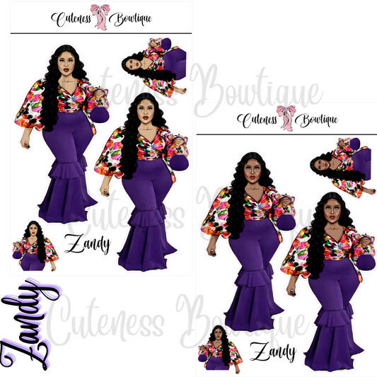 The Cuteness Squad Sticker Sheet | Cuteness Planner Stickers for Agendas, Planners, Notebooks, Dividers | ZANDY