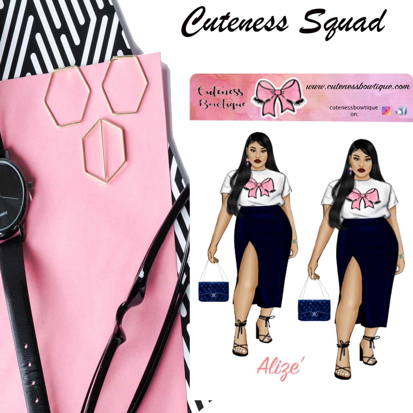 The Cuteness Squad Sticker Sheet | Cuteness Planner Stickers for Agendas, Planners, Notebooks, Dividers | ALIZE'