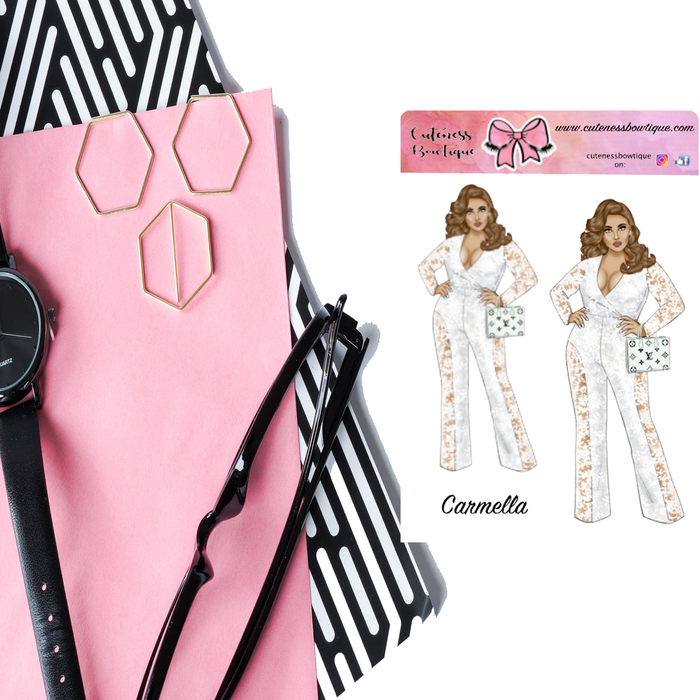 The Cuteness Squad Sticker Sheet | Cuteness Planner Stickers for Agendas, Planners, Notebooks, Dividers | CARMELLA