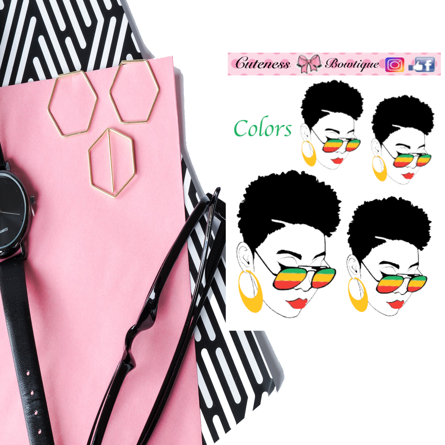 The Cuteness Doll Collection Sticker Sheet | Cuteness Planner Stickers for Agendas, Planners, Notebooks, Dividers | COLORS