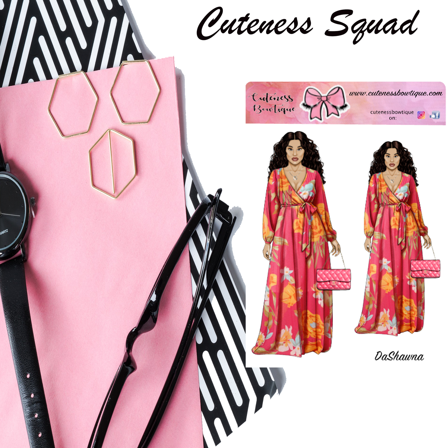 The Cuteness Squad Sticker Sheet | Cuteness Planner Stickers for Agendas, Planners, Notebooks, Dividers | DASHAWNA