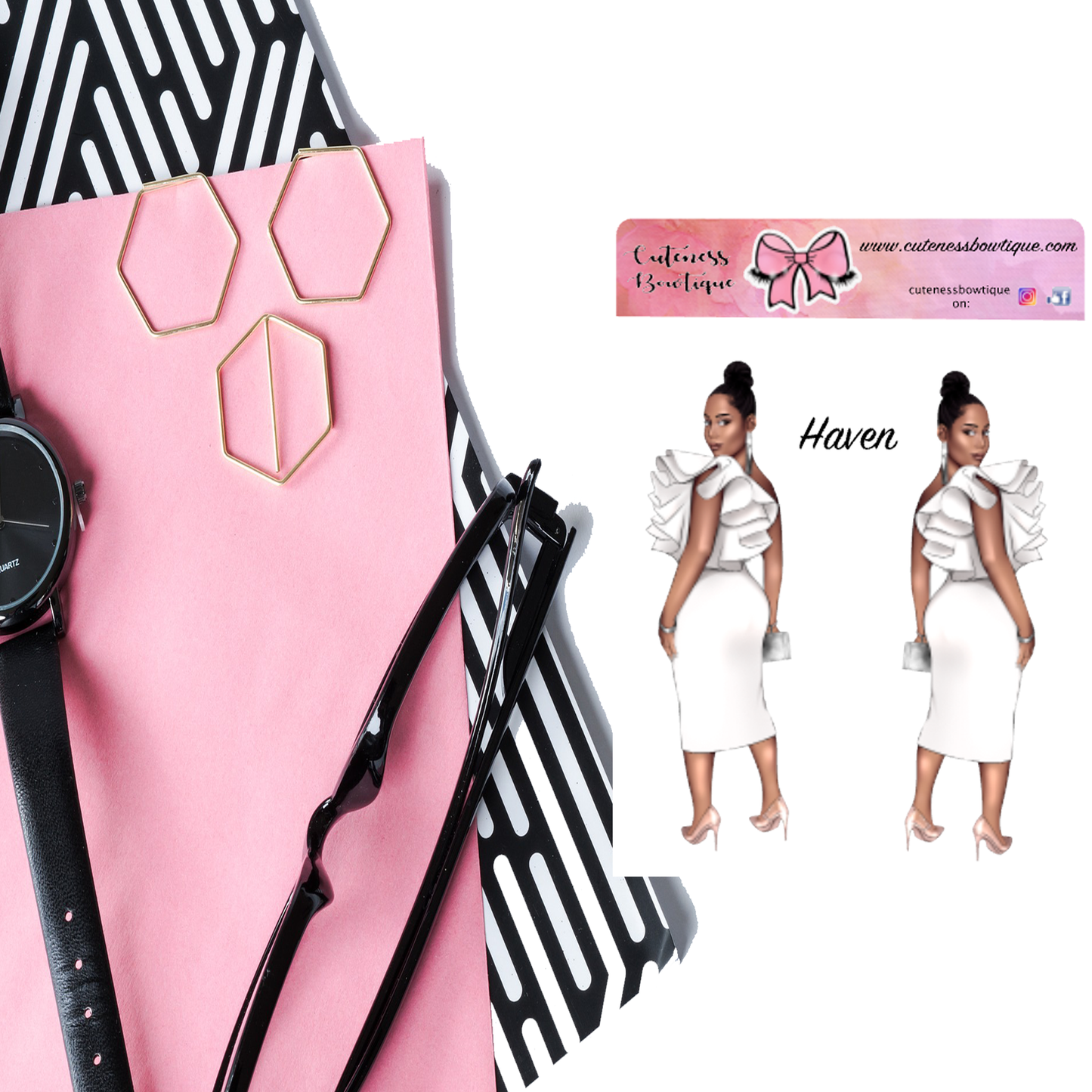 The Cuteness Doll Collection Sticker Sheet | Cuteness Planner Stickers for Agendas, Planners, Notebooks, Dividers | HAVEN