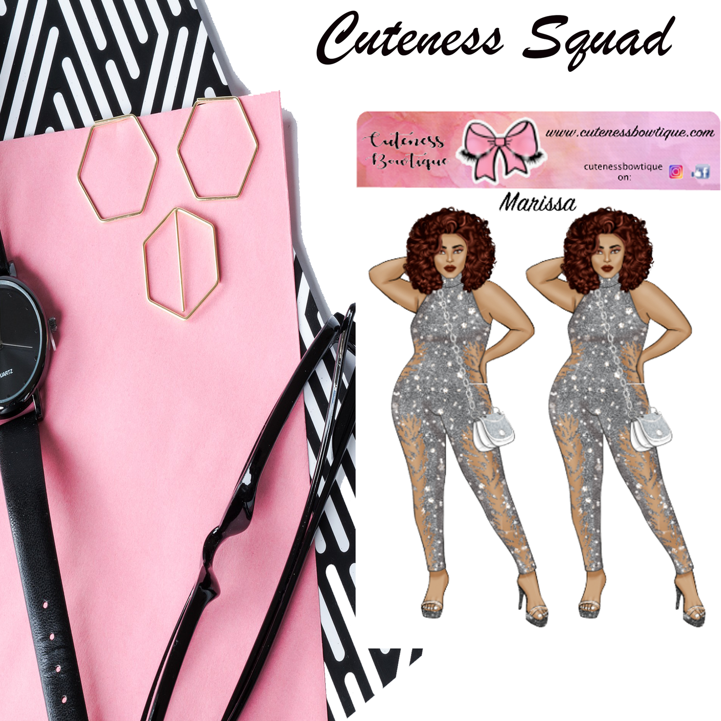 The Cuteness Squad Sticker Sheet | Cuteness Planner Stickers for Agendas, Planners, Notebooks, Dividers | MARISSA