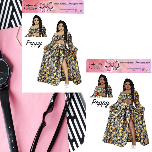 The Cuteness Squad Sticker Sheet | Cuteness Planner Stickers for Agendas, Planners, Notebooks, Dividers | POPPY