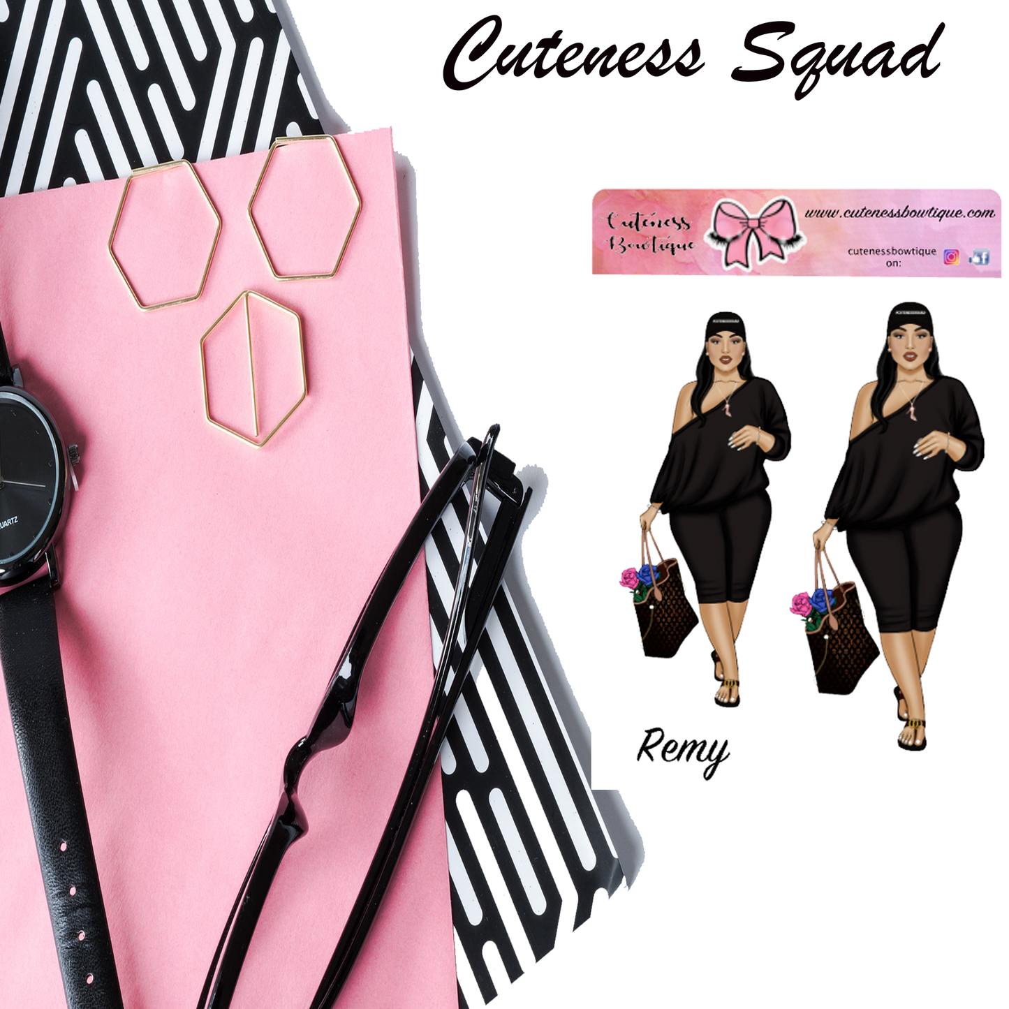 The Cuteness Squad Sticker Sheet | Cuteness Planner Stickers for Agendas, Planners, Notebooks, Dividers | REMY