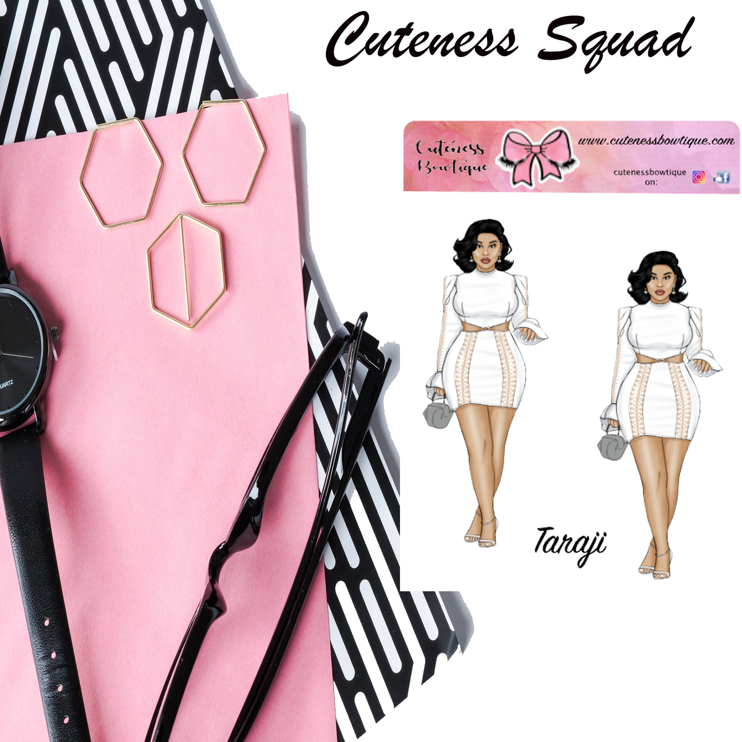 The Cuteness Squad Sticker Sheet | Cuteness Planner Stickers for Agendas, Planners, Notebooks, Dividers | TARAJI