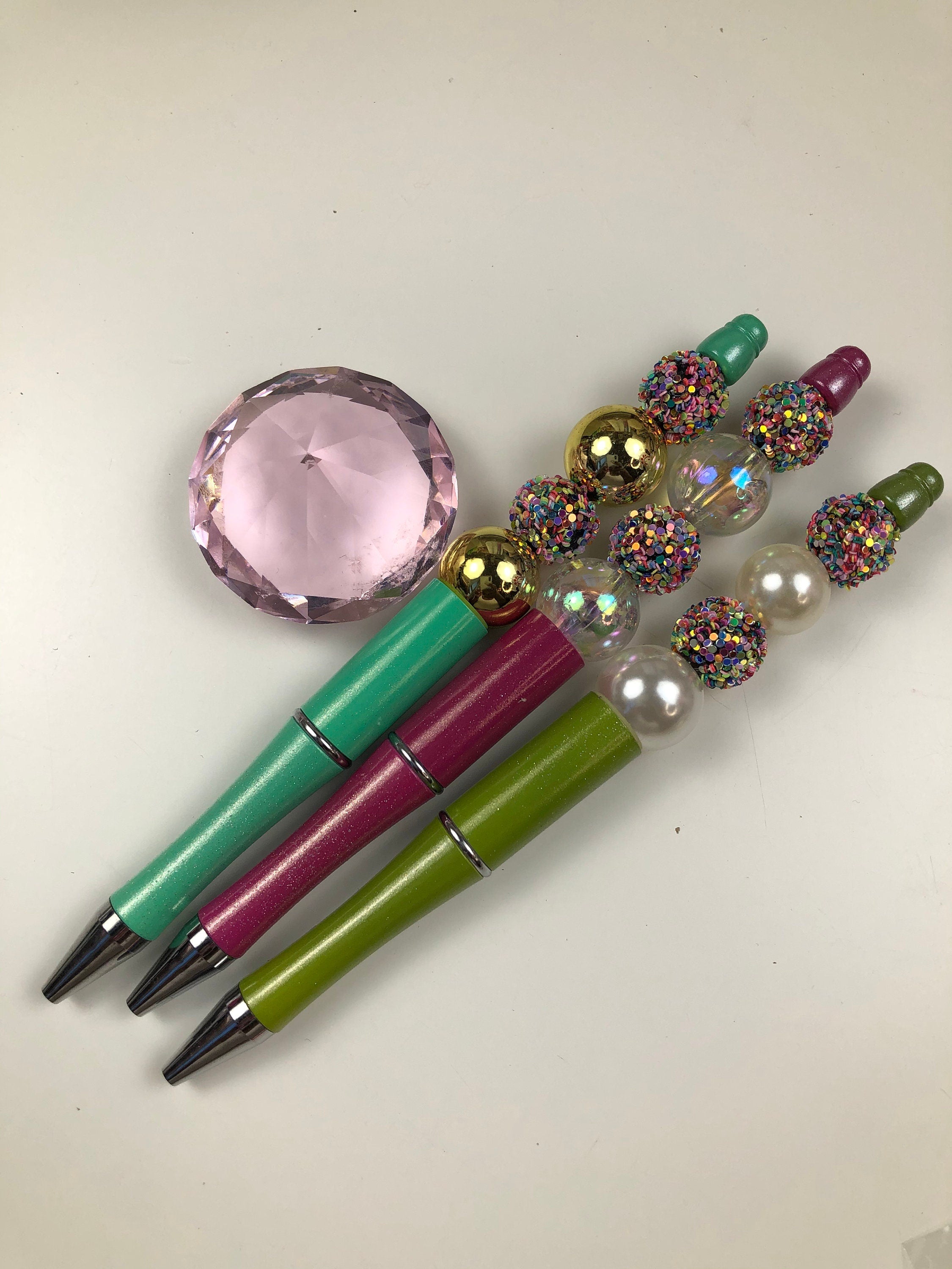 Beaded Pen/spring BLING Pen/journal Pen/fancy Pen/gift Pen/gift Pen Set/gifts  for Easter Baskets/gifts for Friends/co Worker/family/teacher 