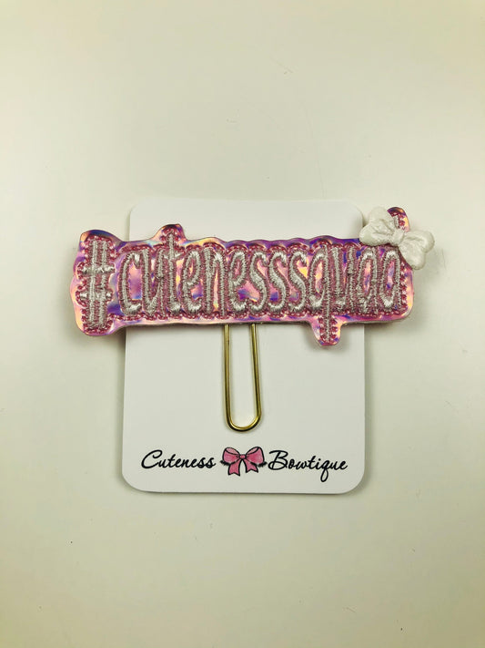 Cutenesssquad Paper Clip
