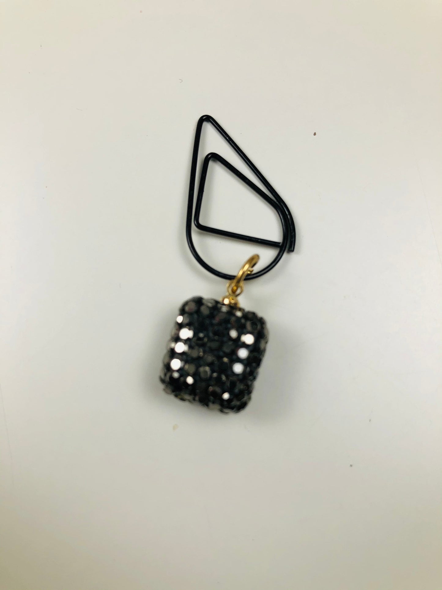 Jeweled Tear Drop Clips