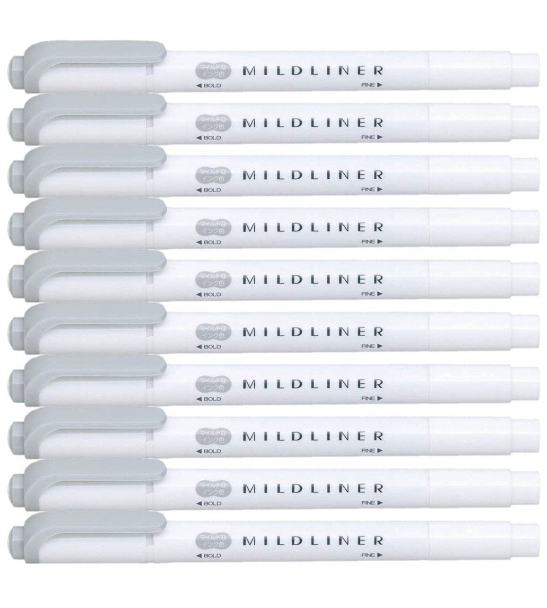 GRAY Minimalist Mildliners