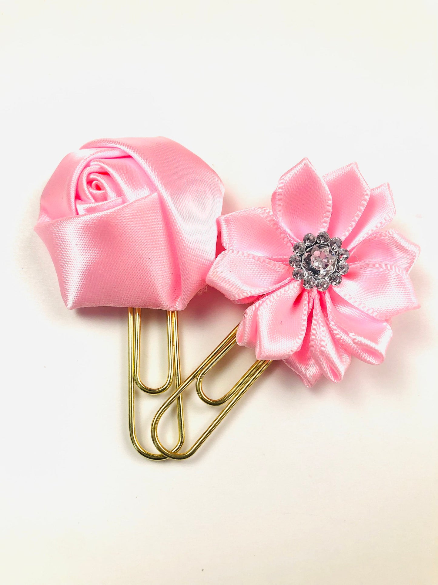 Floral Planner Charm Clips | Planner Clips | Planner Accessories | Book Marks | Travelers Notebook Clips | Stationary Gifts