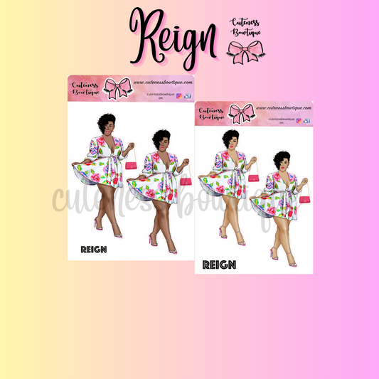 The Cuteness Squad Sticker Sheet | Cuteness Planner Stickers for Agendas, Planners, Notebooks, Dividers | REIGN