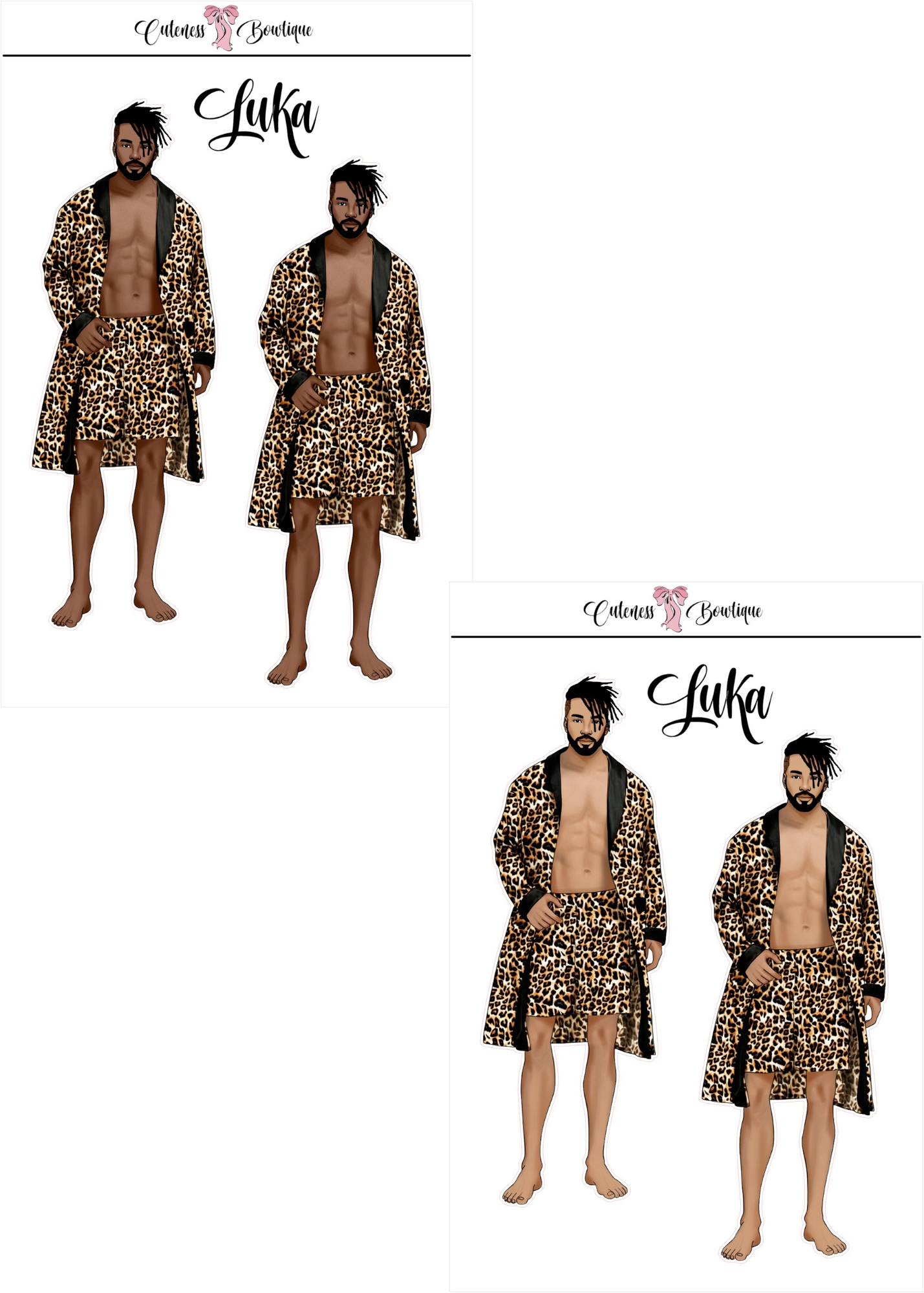 The  CUSTOM Cuteness Doll Collection Sticker Sheet | Cuteness Planner Stickers for Agendas, Planners, Notebooks, Dividers | SAVAGE CUTIES