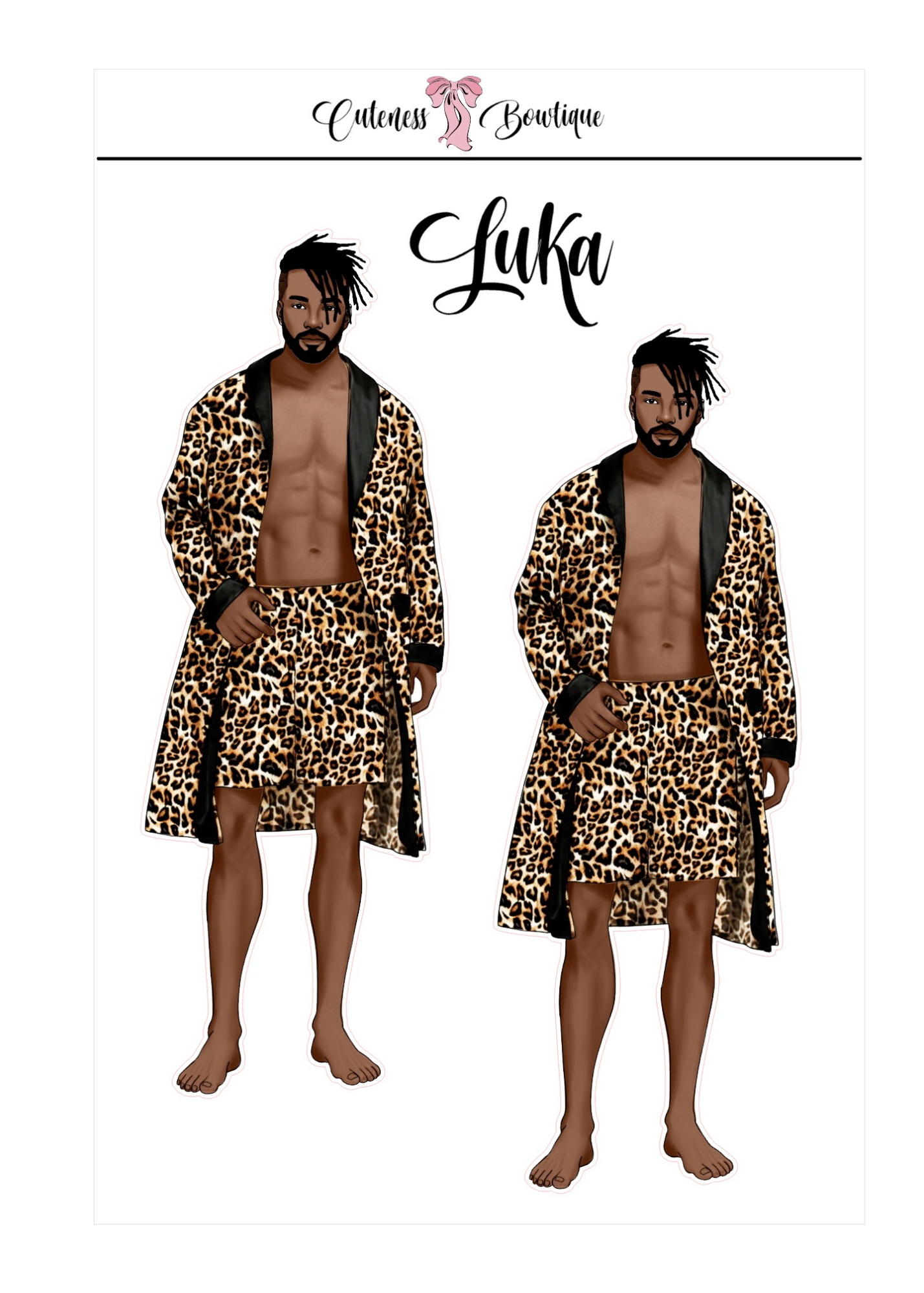 The  CUSTOM Cuteness Doll Collection Sticker Sheet | Cuteness Planner Stickers for Agendas, Planners, Notebooks, Dividers | SAVAGE CUTIES