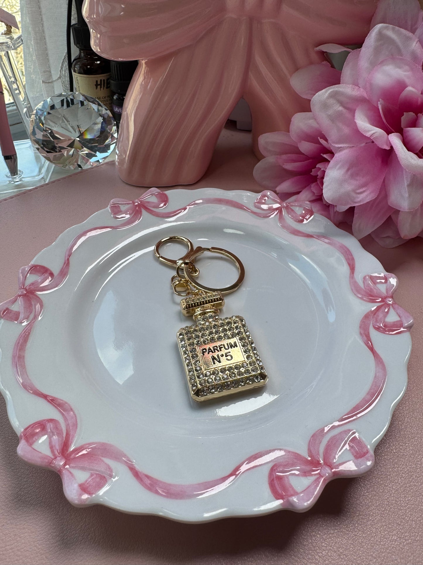 Perfume Bottle Keychain