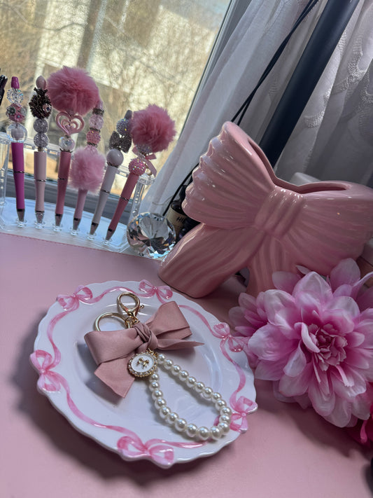 Blush & Pearl Wristlet Keychain