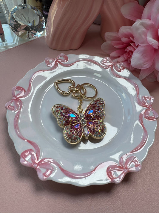 Bling Butterfly Keychain