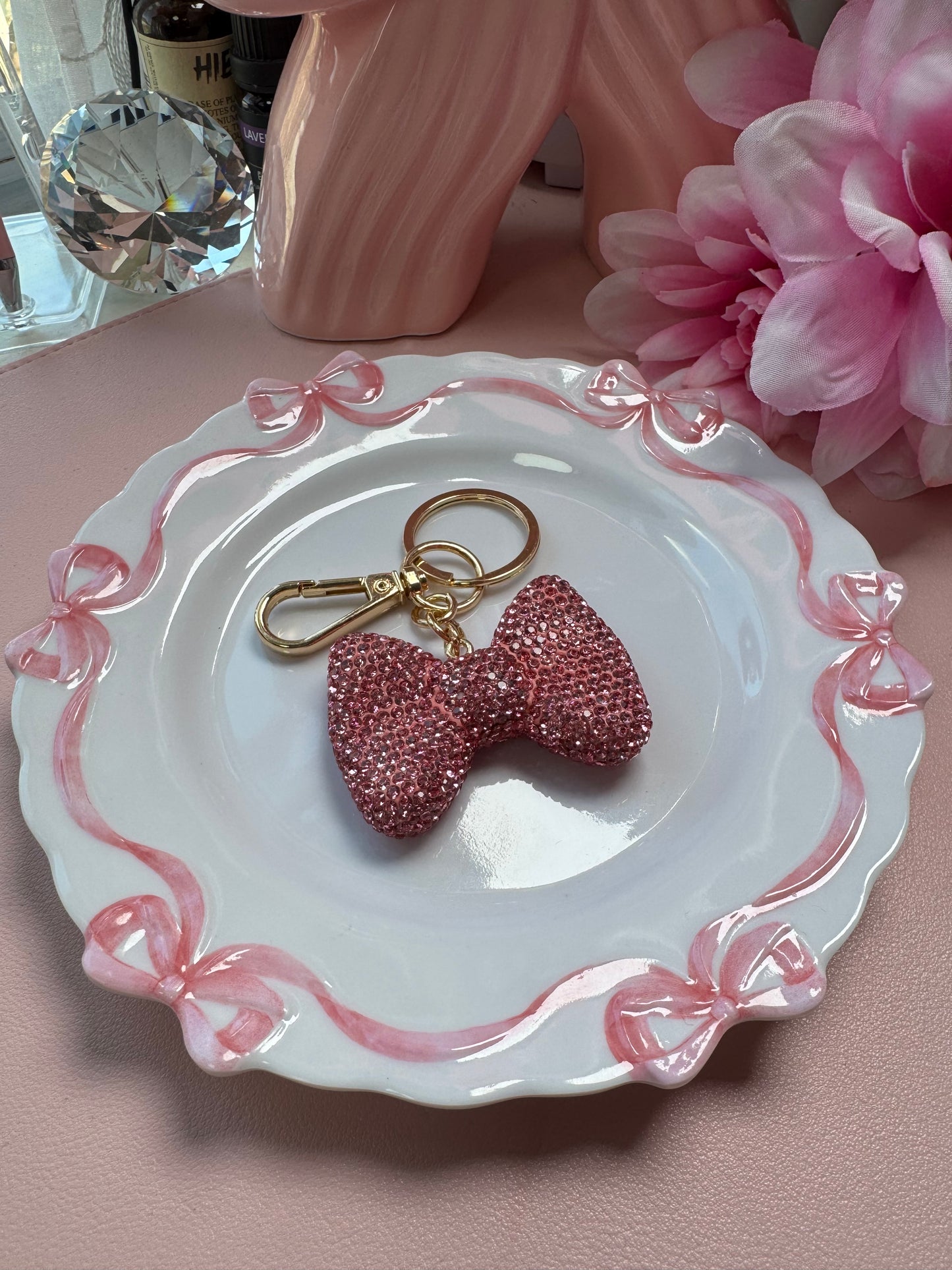 Cuteness Bow Keychains/Planner Charms