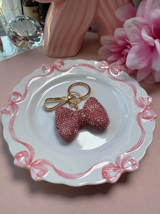 Cuteness Bow Keychains/Planner Charms