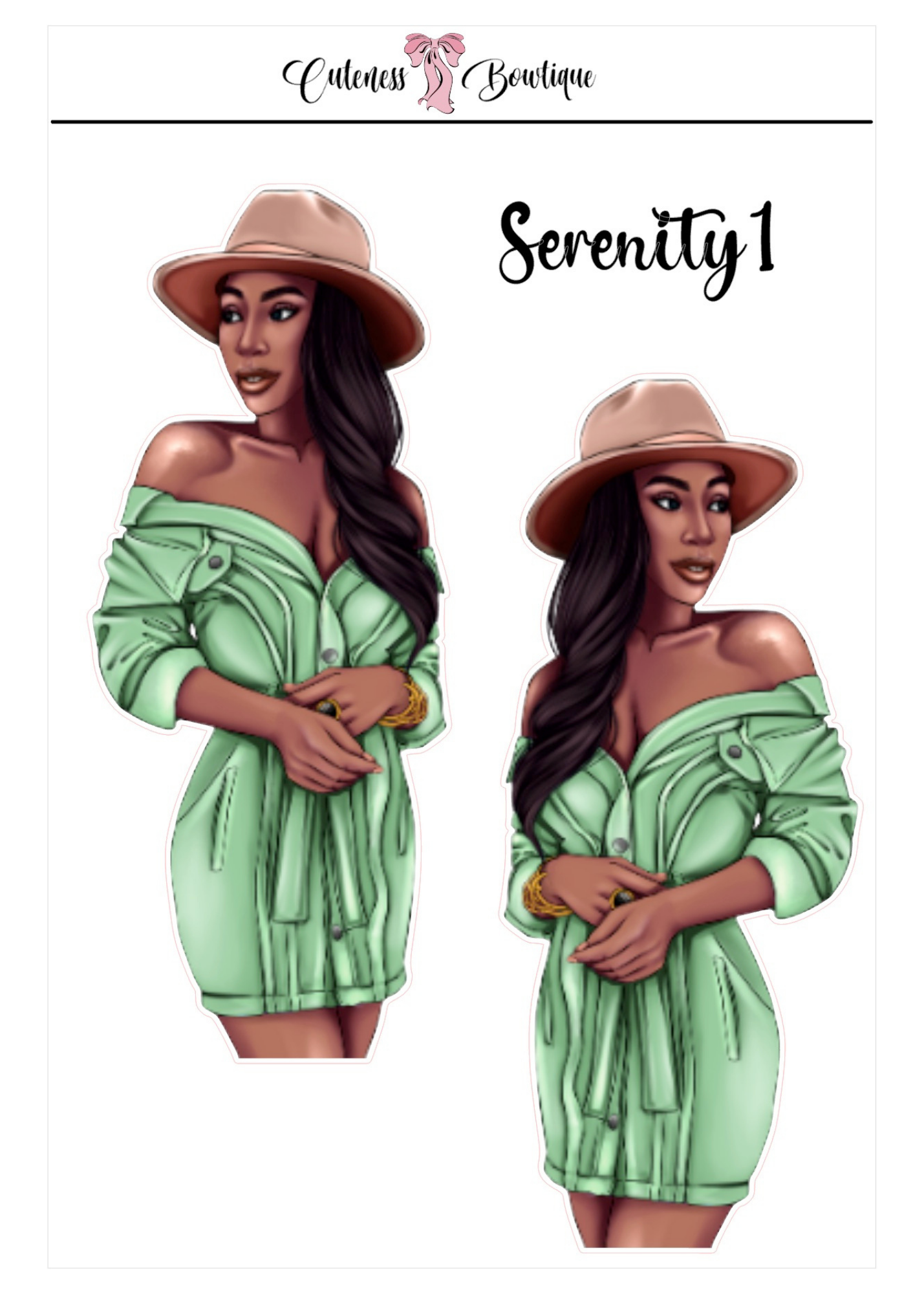 Serenity | Planner Dolls &amp; Matching Florals