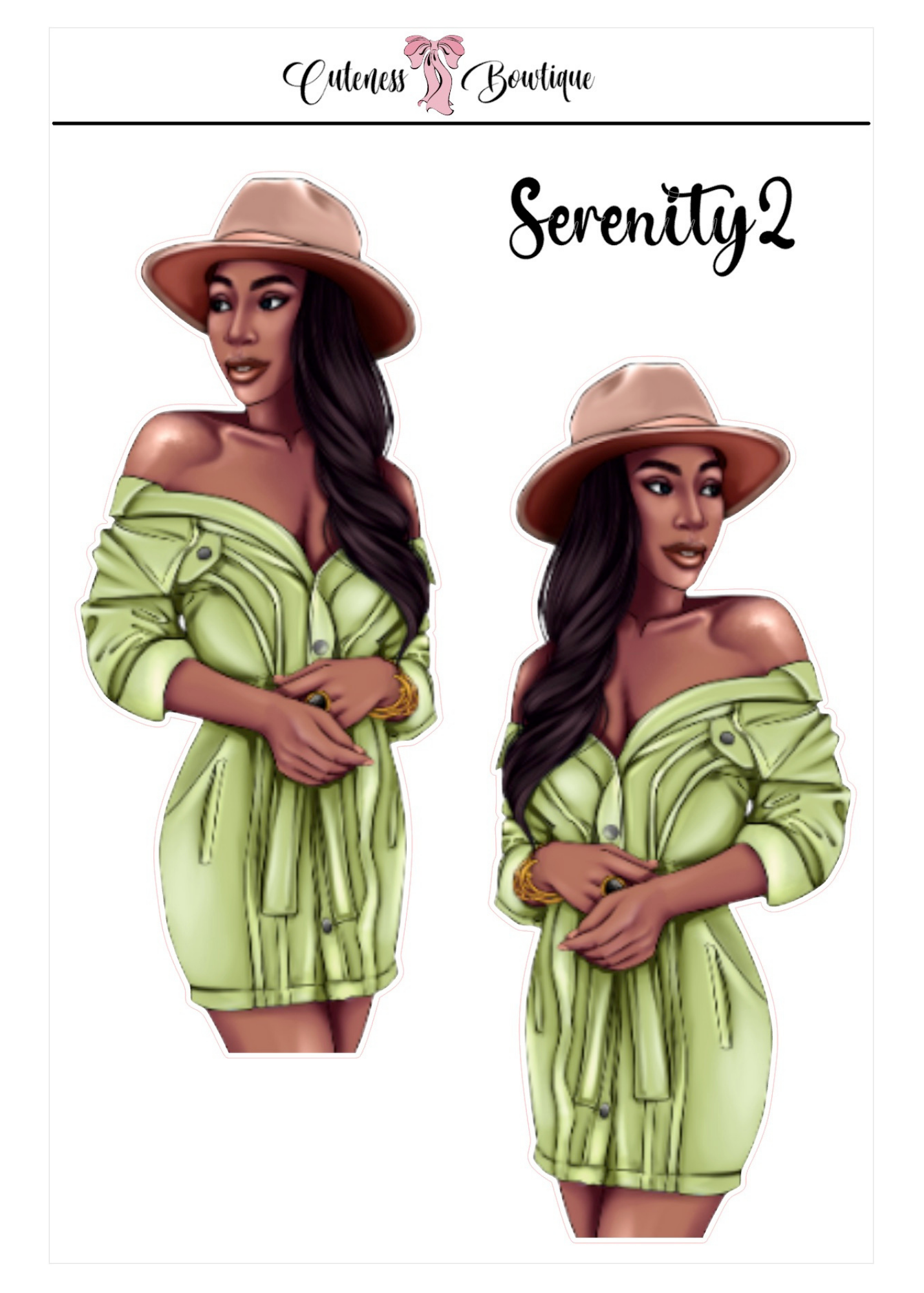 Serenity | Planner Dolls &amp; Matching Florals