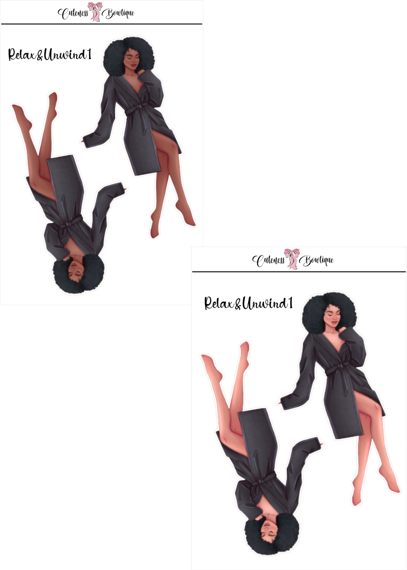 Relax & Unwind | Planner Deco Stickers