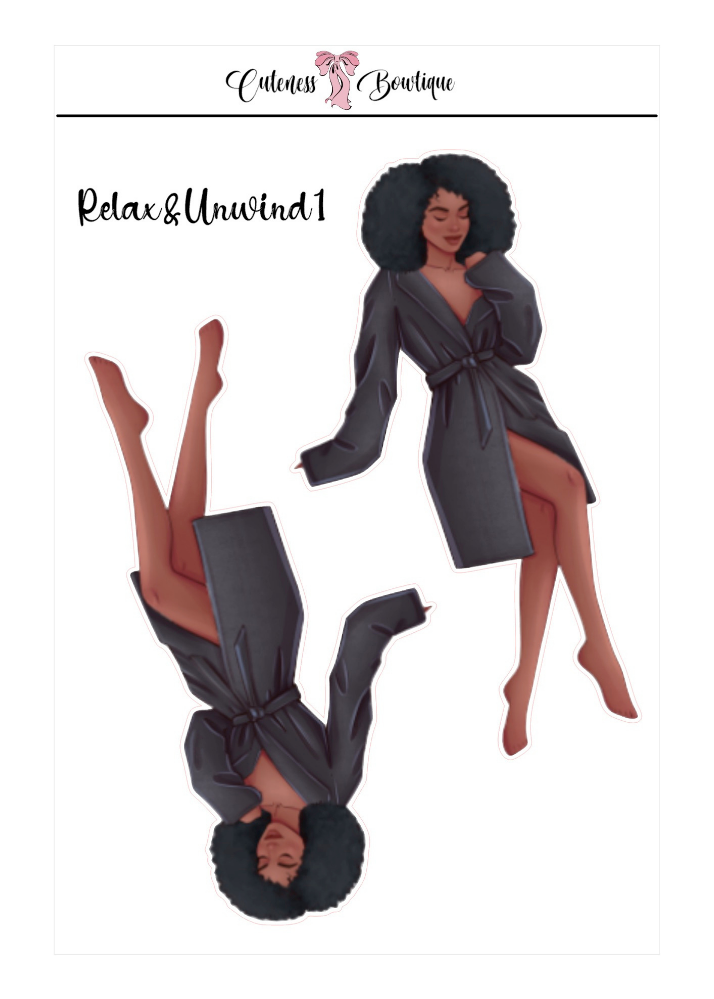 Relax & Unwind | Planner Deco Stickers