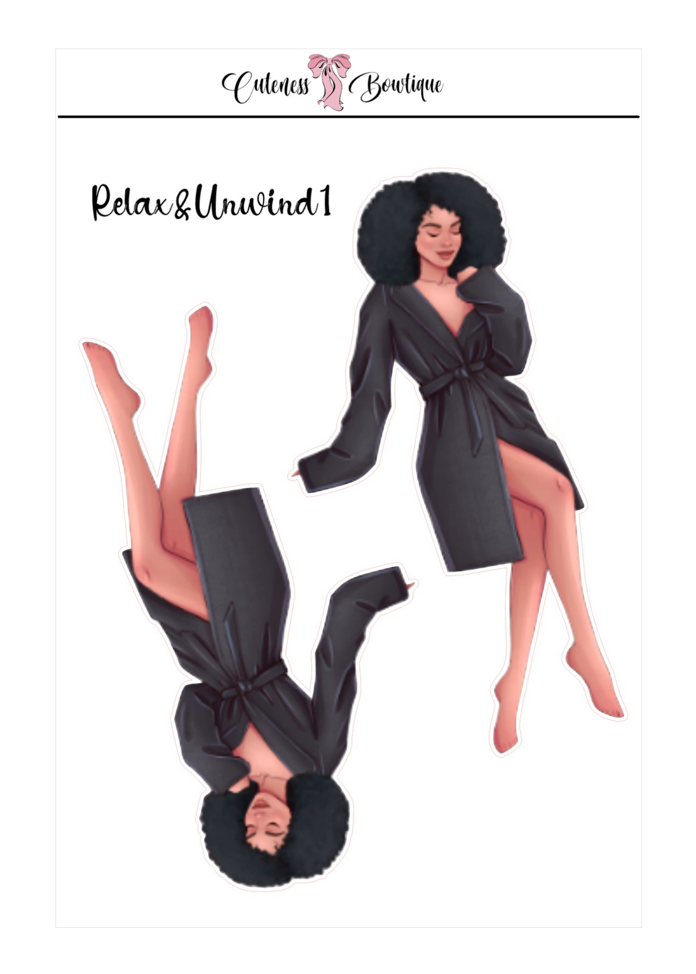 Relax & Unwind | Planner Deco Stickers