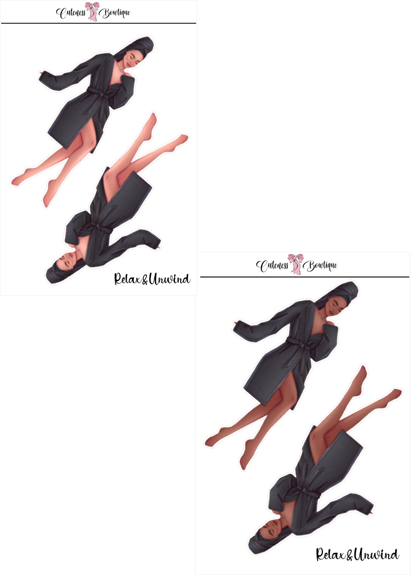 Relax & Unwind | Planner Deco Stickers