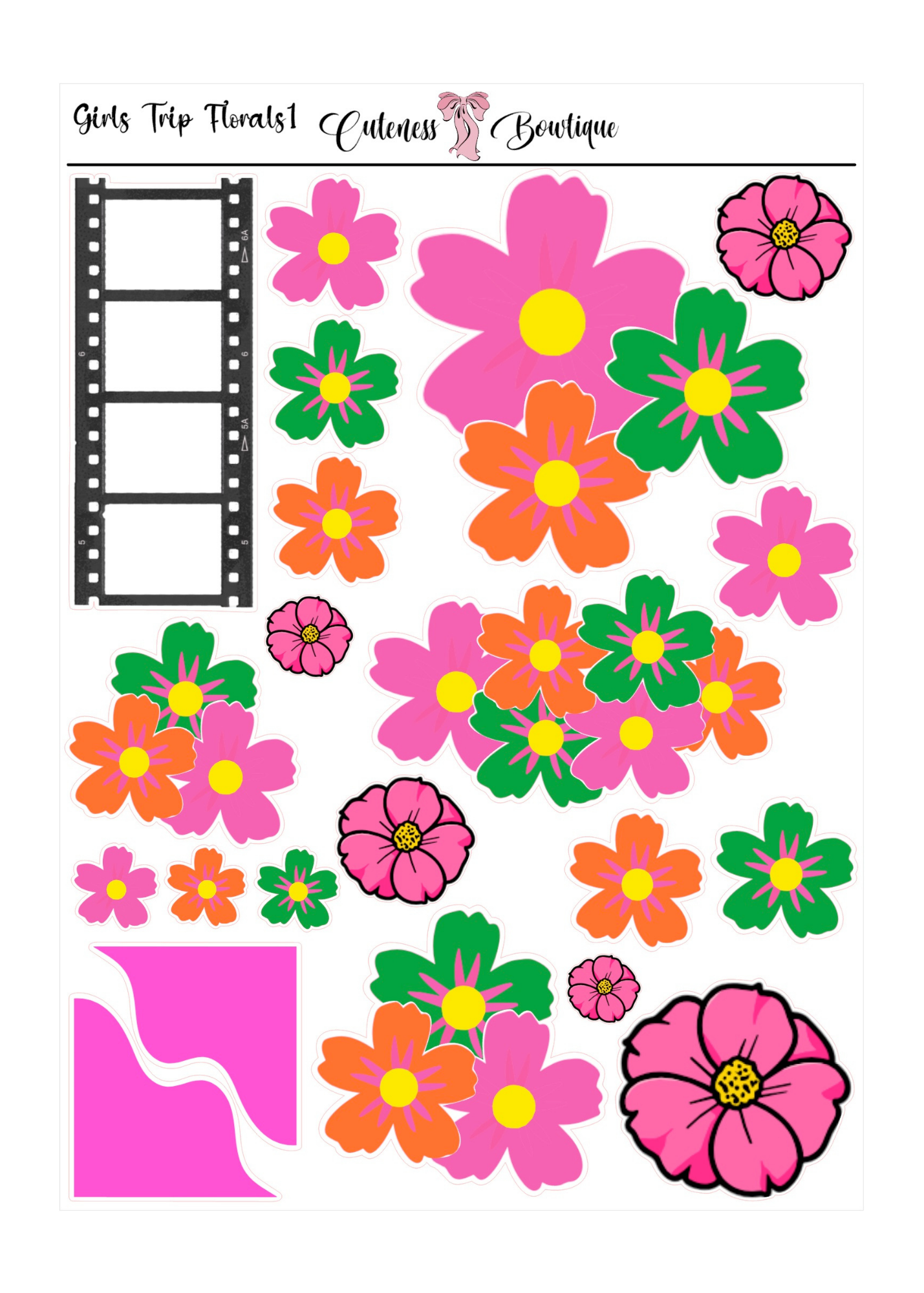 Girls Trip | Custom Planner Dolls & Matching Florals