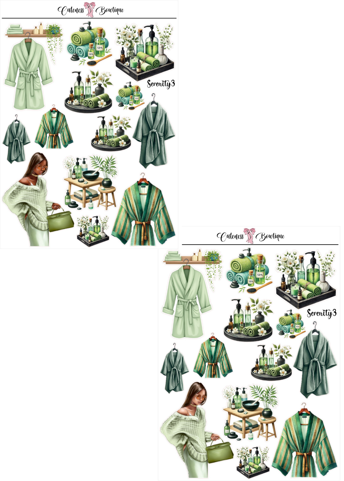 Serenity | Planner Dolls &amp; Matching Florals
