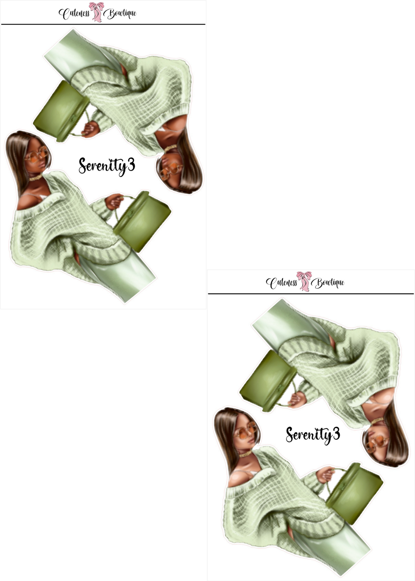 Serenity | Planner Dolls &amp; Matching Florals