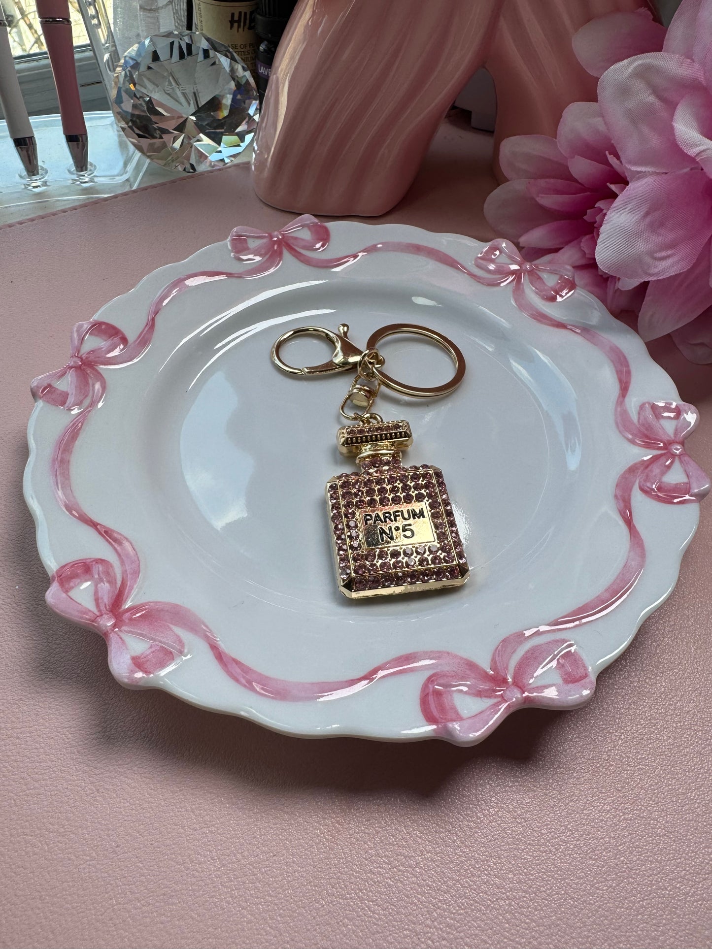 Perfume Bottle Keychain