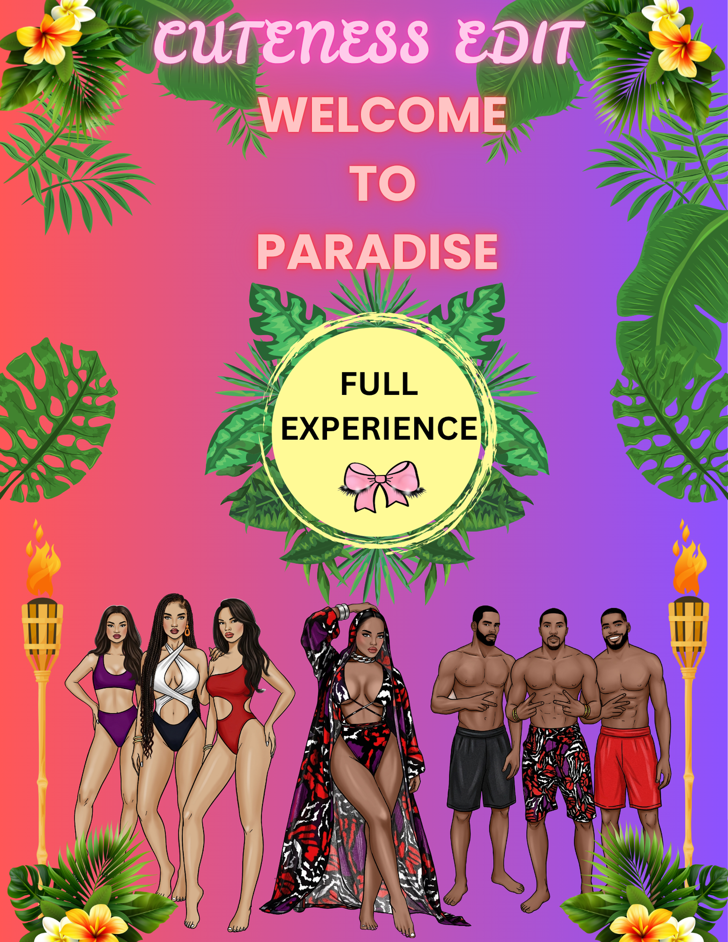 🌴✨ July Cuteness Edit: PARADISE ✨🌴