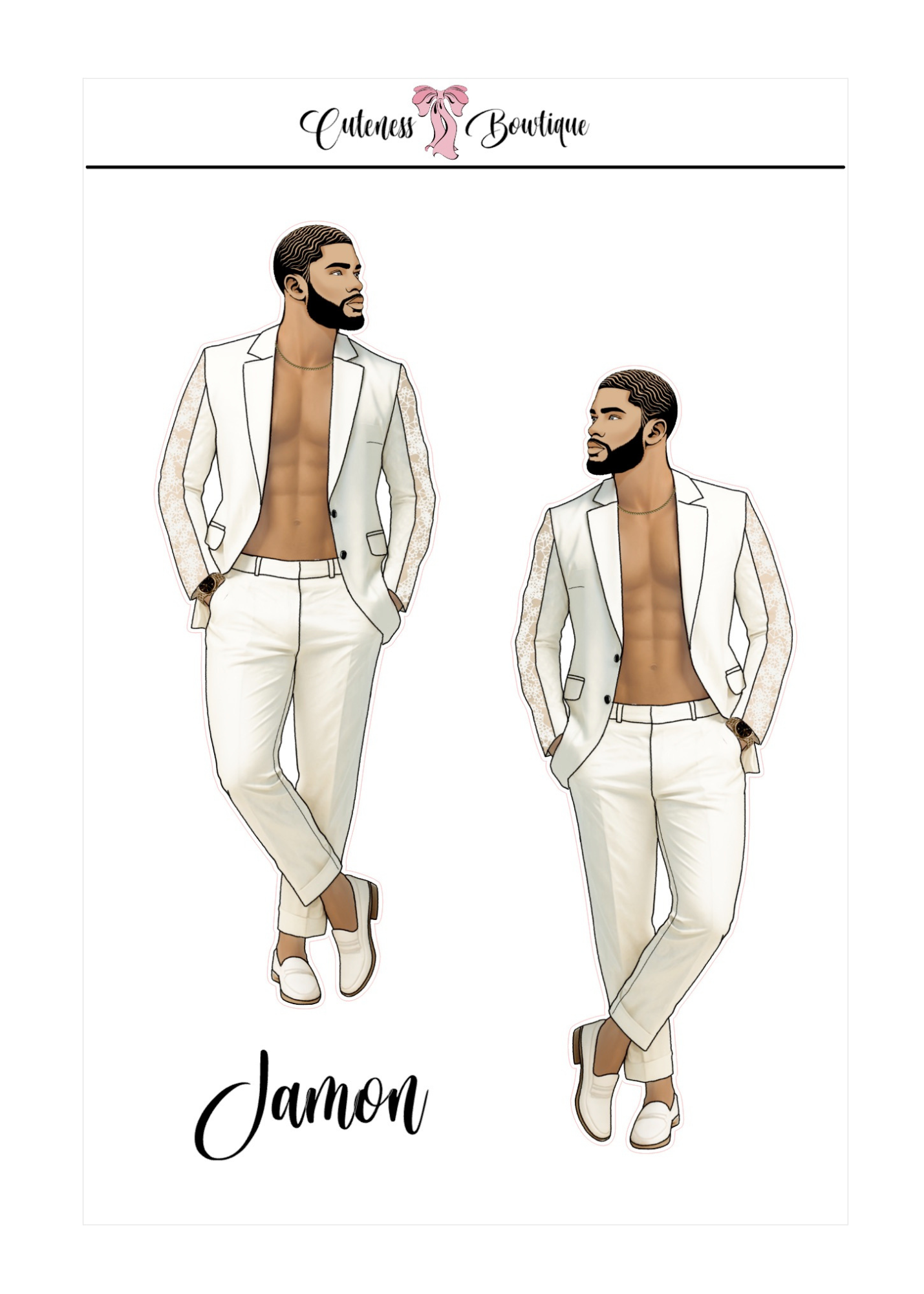  The Cuteness Squad Custom Sticker Sheet | Cuteness Planner Stickers for Agendas, Planners, Notebooks, Dividers | FLETCHER, GRANT, JAIMIE, JAMON, LUCAS, MEHKI, RAHEEM, THEO, TRISTIAN, NYKEEM