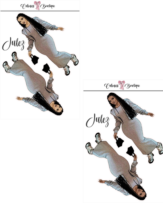  The Cuteness Squad Custom Sticker Sheet | Cuteness Planner Stickers for Agendas, Planners, Notebooks, Dividers | JULEZ