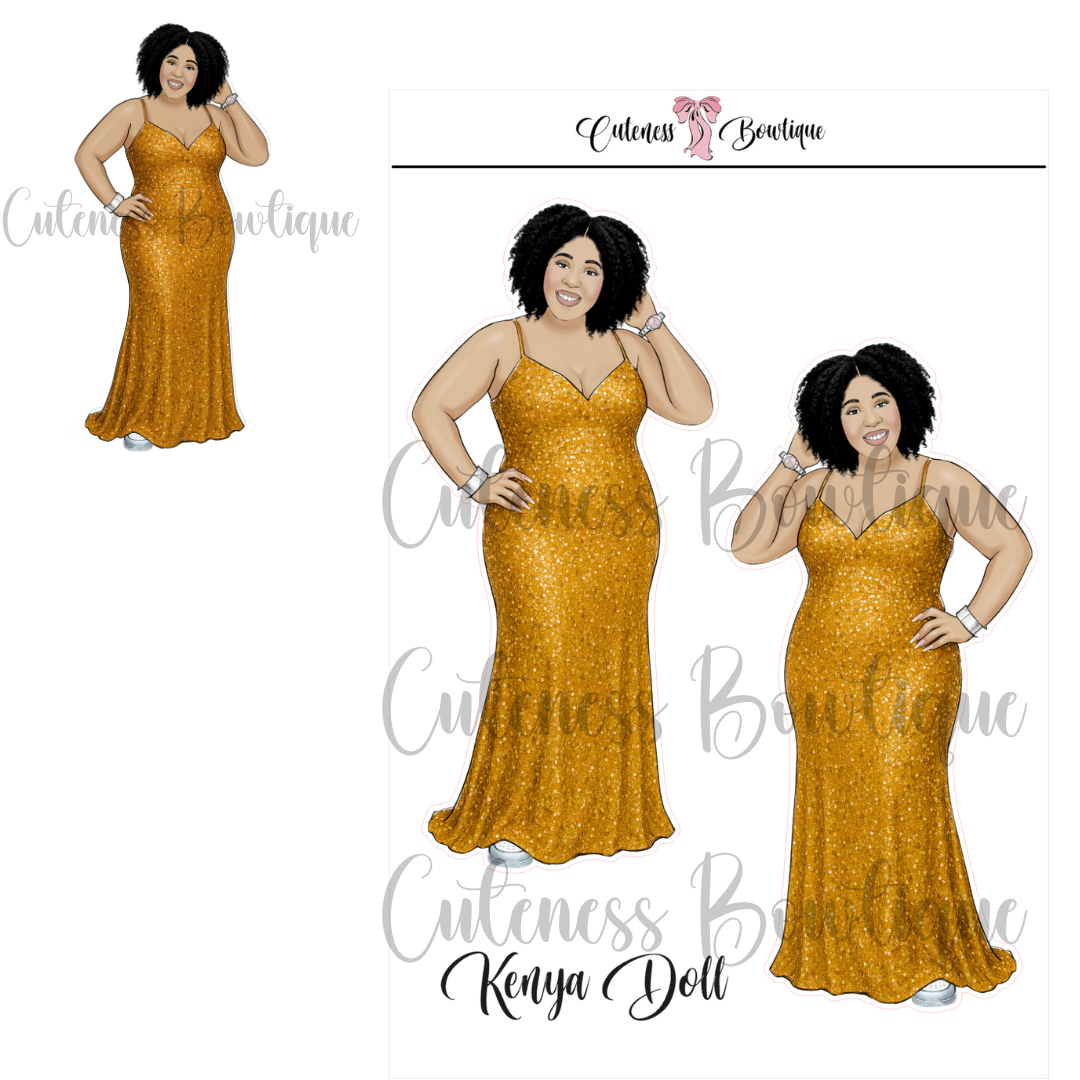 PLANNER BASH THE LOOKS | KENYA DOLL