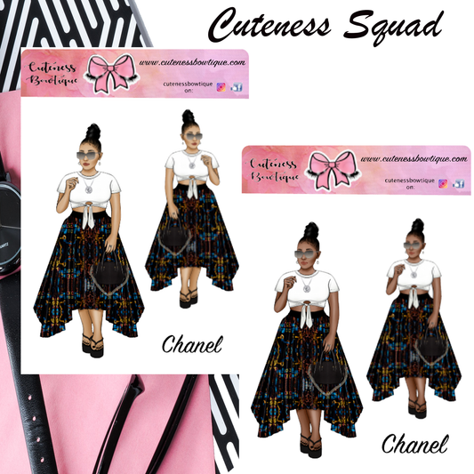 The Cuteness Squad Sticker Sheet | Cuteness Planner Stickers for Agendas, Planners, Notebooks, Dividers | CHANEL